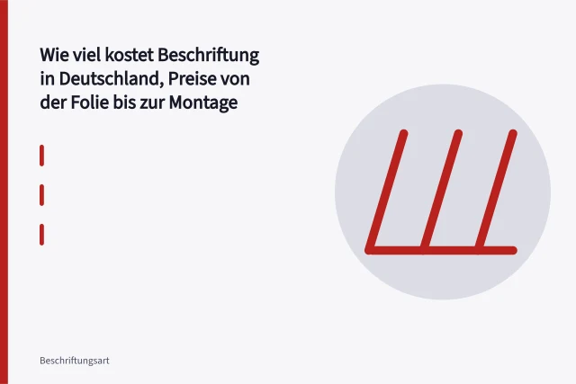 Transporter mit Firmenlogo-Folierung in der Werbetechnik-Werkstatt. Beschriftung Preise: Schilder, Fahrzeuge und Montage