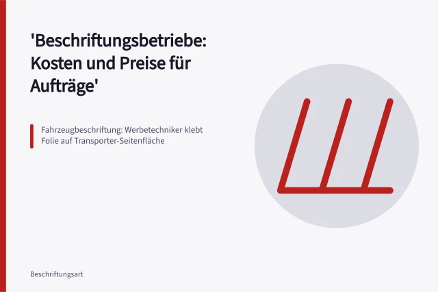 Fahrzeugbeschriftung: Werbetechniker klebt Folie auf Transporter-Seitenfläche. Beschriftungsbetriebe: Kosten und Preise für Aufträge