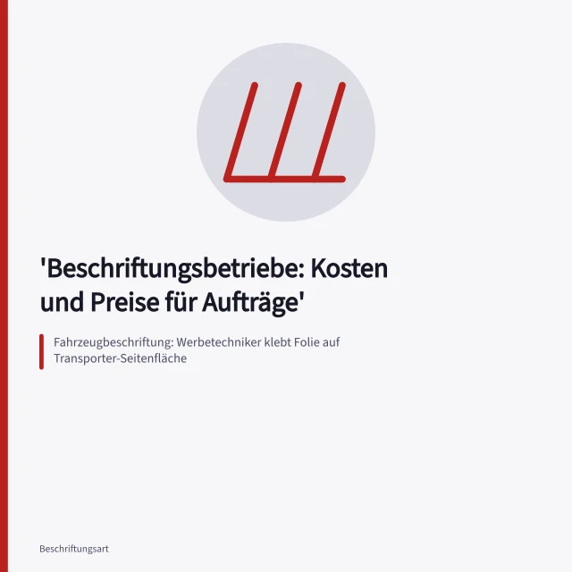 Fahrzeugbeschriftung: Werbetechniker klebt Folie auf Transporter-Seitenfläche. Beschriftungsbetriebe: Kosten und Preise für Aufträge