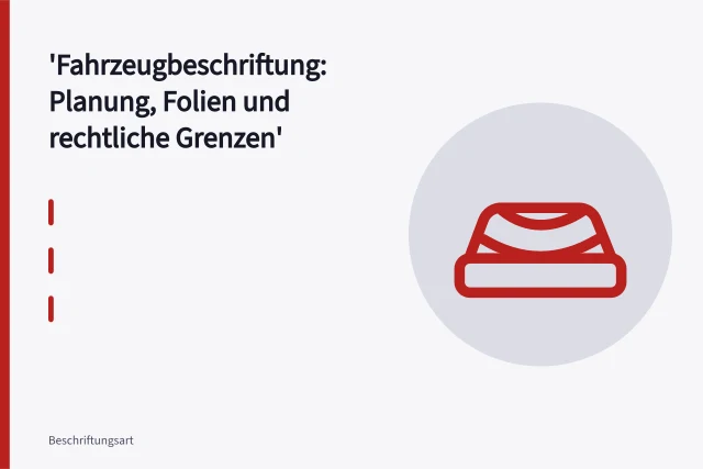 Weißer Kastenwagen mit sauber verklebter Werbefolie auf Tür und Heck. Fahrzeugbeschriftung: Planung, Folien und rechtliche Grenzen